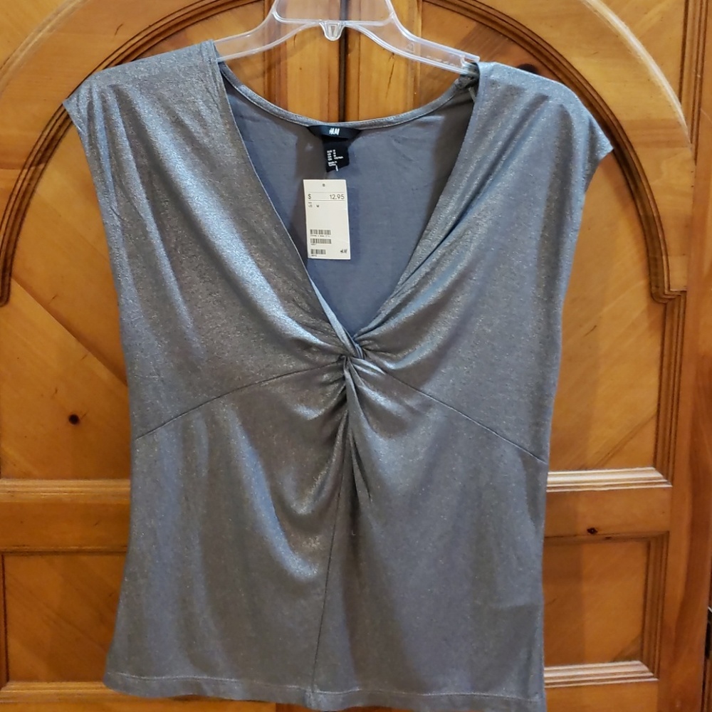 NWT, H & M , Silver Tank top